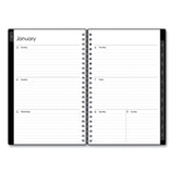 Blue Sky® Enterprise Weekly/Monthly Planner, 8 x 5, Black Cover, 12-Month (Jan to Dec): 2026 (BLS111291) Each