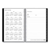Blue Sky® Enterprise Weekly/Monthly Planner, 8 x 5, Black Cover, 12-Month (Jan to Dec): 2026 (BLS111291) Each