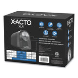 X-ACTO® Model 1818 XLR Office Electric Pencil Sharpener, AC-Powered, 3.5 x 5.5 x 4.5, Black/Silver/Smoke (EPI1818X) Each