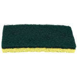 Impact® Cellulose Scrubber Sponges, Yellow/Green, 5/Pack, 8 Packs/Case (IMP7130PCT) Case of 40
