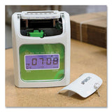uPunch™ UB1000 Electronic Non-Calculating Time Clock Bundle, LCD Display, Beige/Green (PPZUB1000) Each