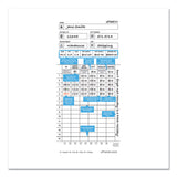 uPunch™ Time Clock Cards for uPunch HN4000, Two Sides, 7.37 x 3.37, 50/Pack (PPZHNTCL2050) Pack of 50
