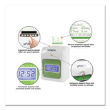 uPunch™ HN1500 Electronic Non-Calculating Time Clock Bundle, LCD Display, Beige/Green (PPZHN1500) Each