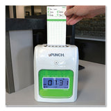 uPunch™ HN1500 Electronic Non-Calculating Time Clock Bundle, LCD Display, Beige/Green (PPZHN1500) Each