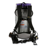 ProTeam® Super Coach Pro 10 Backpack Vacuum with Xover Fixed-Length Two-Piece Wand, 10 qt Tank Capacity, Gray/Purple (PTM107304) Each