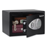 Sentry® Safe X055 Digital Security Safe, 0.58 cu ft, 13.8 x 10.6 x 8.7, Black/Silver (SENX055) Each