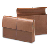 Smead™ Classic Expanding Wallets, 5.25" Expansion, 1 Section, Elastic Cord Closure, Legal Size, Redrope, 10/Box (SMD71376) Box of 10