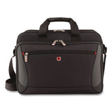 Wenger® SwissGear Mainframe Laptop Briefcase, Fits Devices Up to 16", Polyester, 15.75 x 6 x 12, Black/Gray (SWA64038010) Each
