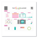The Happy Planner® Productivity Multi Accessory Pack, 20 Double-Sided Pre-Punched Cards, 20 Half-Sheet Stickers, 3 Sticky Note Pads (THLPLMP02) Each