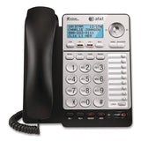 AT&T ML17928 Two-Line Corded Speakerphone, Black/Silver (ATTML17928) Each