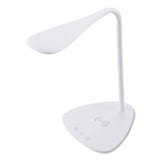 Bostitch® Flexible Wireless Charging LED Desk Lamp, 12.88" High, White (BOSVLED1816BOS) Each