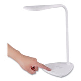 Bostitch® Flexible Wireless Charging LED Desk Lamp, 12.88" High, White (BOSVLED1816BOS) Each