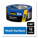 ScotchBlue™ Sharp Lines Multi-Surface Painter's Tape, 3" Core, 1.88" x 60 yds, Blue (MMM70006576063) 1 Roll