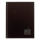 Blueline® Professional Quad Notebook, Quadrille Rule (4 sq/in), Black Cover, (96) 9.25 x 7.25 Sheets (REDA9Q)