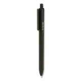 TRU RED™ Quick Dry Gel Pen, Retractable, Bold 1 mm, Black Ink, Black Barrel, 5/Pack (TUD24399732) Pack of 5