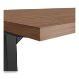 Union & Scale™ Essentials Electric Sit-Stand Desk, 55.1" x 27.5" x 25.9" to 51.5", Espresso/Black (UOS24388477) Each