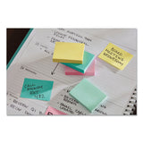 Post-it® Notes Original Pads in Beachside Cafe Collection Colors, 1.38" x 1.88", 100 Sheets/Pad, 12 Pads/Pack (MMM653AST) Pack of 12
