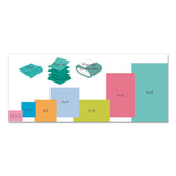 Post-it® Notes Original Pads in Beachside Cafe Collection Colors, 1.38" x 1.88", 100 Sheets/Pad, 12 Pads/Pack (MMM653AST) Pack of 12