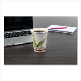 SOLO® Bare Eco-Forward Recycled Content PCF Paper Hot Cups, 12 oz, Green/White/Beige, 1,000/Carton (SCC412RCN)