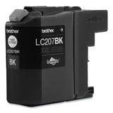 Brother LC207BK Innobella Super High-Yield Ink, 1,200 Page-Yield, Black (BRTLC207BK) Each