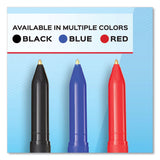 Paper Mate® Write Bros. Ballpoint Pen, Stick, Fine 0.8 mm, Red Ink, Red Barrel, Dozen (PAP2124517) 1 Dozen