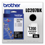 Brother LC207BK Innobella Super High-Yield Ink, 1,200 Page-Yield, Black (BRTLC207BK) Each