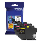 Brother LC30193PK Innobella High-Yield Ink, 1,500 Page-Yield, Cyan/Magenta/Yellow (BRTLC30193PK) Pack of 3