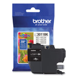 Brother LC3011BK Ink, 200 Page-Yield, Black (BRTLC3011BK) Each