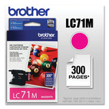 Brother LC71M Innobella Ink, 300 Page-Yield, Magenta (BRTLC71M) Each