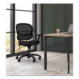 HON® Wave Mesh Mid-Back Task Chair, Supports Up to 250 lb, 18" to 22.25" Seat Height, Black (BSXVL712MM10) Each