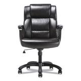 Sadie™ Mid-Back Executive Chair, Supports Up to 225 lb, 19" to 23" Seat Height, Black (BSXVST305) Each