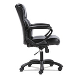 Sadie™ Mid-Back Executive Chair, Supports Up to 225 lb, 19" to 23" Seat Height, Black (BSXVST305) Each