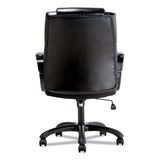 Sadie™ Mid-Back Executive Chair, Supports Up to 225 lb, 19" to 23" Seat Height, Black (BSXVST305) Each