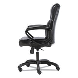 Sadie™ Mid-Back Executive Chair, Supports Up to 225 lb, 19" to 23" Seat Height, Black (BSXVST305) Each