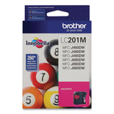Brother LC201M Innobella Ink, 260 Page-Yield, Magenta (BRTLC201M) Each