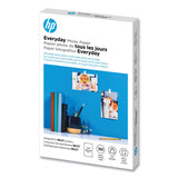HP Everyday Glossy Photo Paper, 8 mil, 4 x 6, Glossy White, 100/Pack (HEWCR759A) Pack of 100