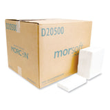 Morcon Tissue Morsoft Dispenser Napkins, 1-Ply, 6 x 13.5, White, 500/Pack, 20 Packs/Carton (MORD20500) Case of 10000