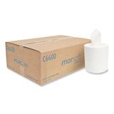 Morcon Tissue Morsoft Center-Pull Roll Towels, 2-Ply, 6.9" dia, White, 600 Sheets/Roll, 6 Rolls/Carton (MORC6600) 6 Rolls