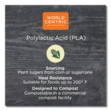 World Centric® PLA Rectangular Deli Containers, 32 oz, 6.1 x 7.6 x 2.8, Clear, Plastic, 600/Carton (WORRDCS32) Case of 600