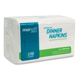 Morcon Tissue Morsoft Dinner Napkins, 2-Ply, 14.5 x 16.5, White, 3,000/Carton (MOR3466) Case of 3000