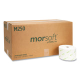 Morcon Tissue Small Core Bath Tissue, Septic Safe, 2-Ply, White, 1,250/Roll, 24 Rolls/Carton (MORM250) Case of 24