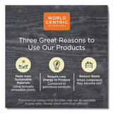 World Centric® TPLA Compostable Cutlery, Fork, 6.3", White, 1,000/Carton (WORFOPS6) Case of 1000