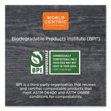 World Centric® PLA Rectangular Deli Container Lids, 6.5 x 7.5 x 0.3, Clear, Plastic, 600/Carton (WORRDLCS24) Case of 600