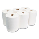 Morcon Tissue 10 Inch TAD Roll Towels, 1-Ply, 10" x 700 ft, White, 6 Rolls/Carton (MORVT8010) Case of 6