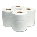 Morcon Tissue Jumbo Bath Tissue, Septic Safe, 2-Ply, White, 3.3" x 1,000 ft, 12/Carton (MORM99) Case of 12