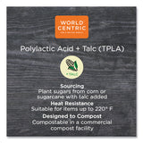 World Centric® TPLA Compostable Cutlery, Fork, 6.3", White, 1,000/Carton (WORFOPS6) Case of 1000