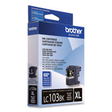 Brother LC103BK Innobella High-Yield Ink, 600 Page-Yield, Black (BRTLC103BK) Each