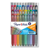Paper Mate® InkJoy Gel Pen, Retractable, Medium 0.7 mm, Assorted Ink and Barrel Colors, 30/Pack (PAP2132015) Pack of 30