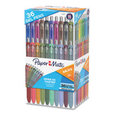 Paper Mate® InkJoy Gel Pen, Retractable, Medium 0.7 mm, Assorted Ink and Barrel Colors, 36/Pack (PAP2132016) Pack of 36