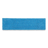 Rubbermaid® Commercial Adaptable Flat Mop Pads, Microfiber, 19.5 x 5.5, Blue (RCP2132427) Each